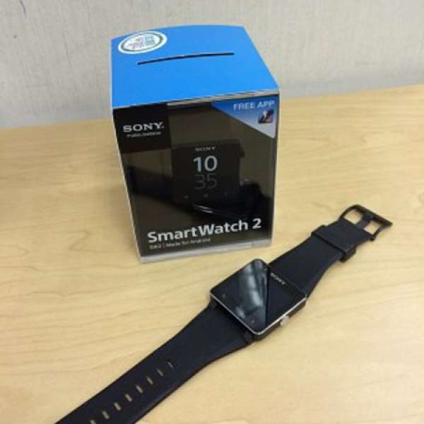 99%new 行貨SONY smartwatch 2 SW2 硅膠帶