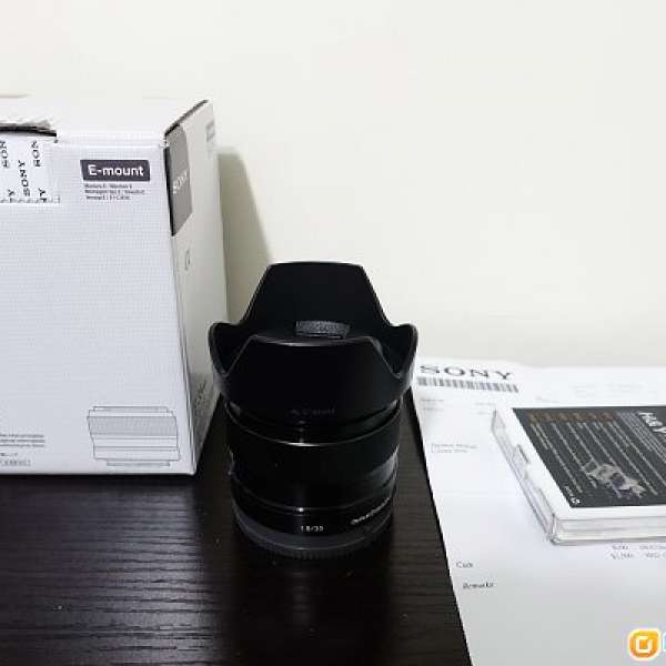90%新 Sony E-mount 35mm F1.8 SEL35F18 有保有盒