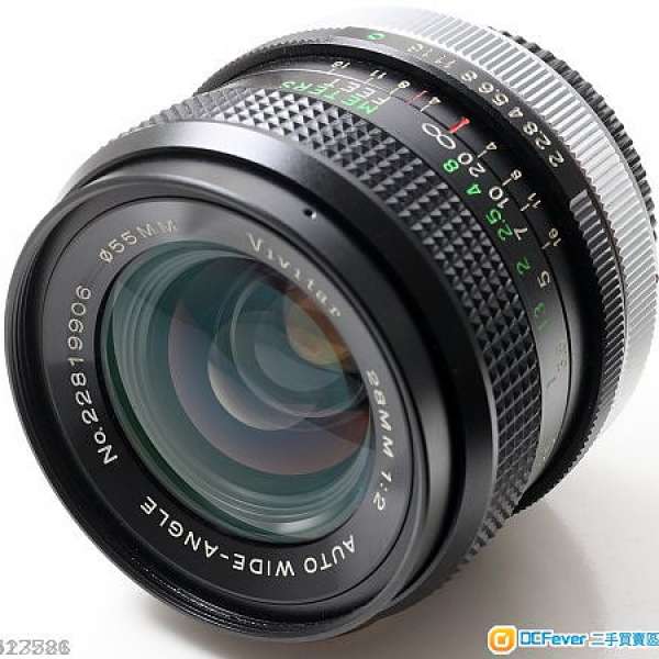 Vivitar 28mm f/2.0(FD) 著名超大光圈廣角鏡 放射散景非常好玩 鏡片95新 全片幅A七專...