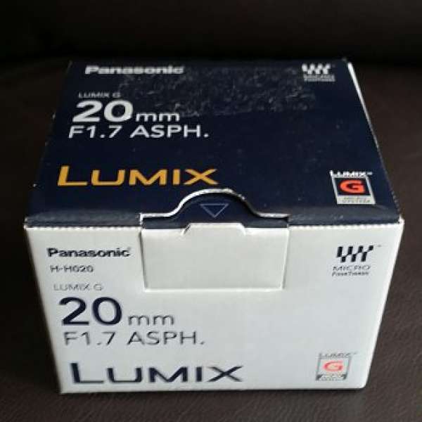 98% new Panasonic Lumix 20mm F1.7