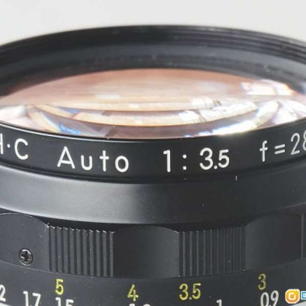 Nikon HC 28mm f3.5 Lens+hood fit Canon/Sony/Fuji/Olympus