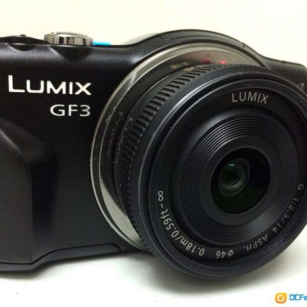 Panasonic Lumix DMC-GF3 + 14mm f2.5 行貨
