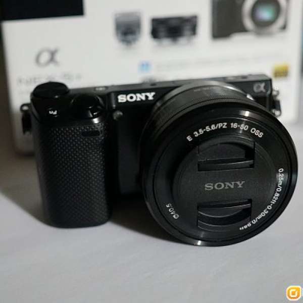 Sony NEX 5T 黑色 Body連盒、SEL1650 電動變焦kit鏡 a6000 a5000 a5100 nex 6