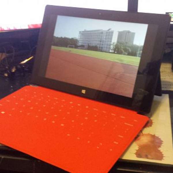 Surface Pro 2 128GB 9新 有保連紅色第一代type cover