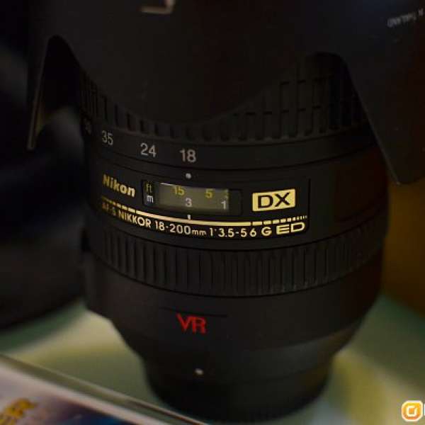 Nikon AF-S DX VR Zoom-Nikkor 18-200mm f/3.5-5.6G IF-ED (包Filter)