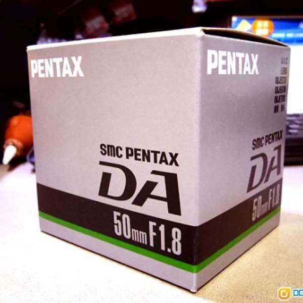 99% New 行版 Pentax SMC DA 50mm F1.8 Lens 保養至2015年9月