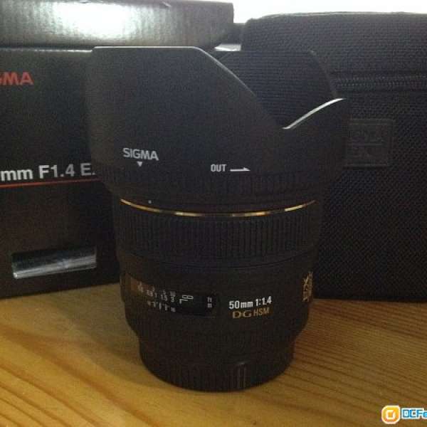 Sigma 50mm 1.4 EX DG Hsm (新皮) Canon