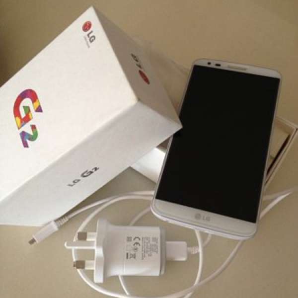 LG G2 WHITE 香港行貨 95% New 新靚机