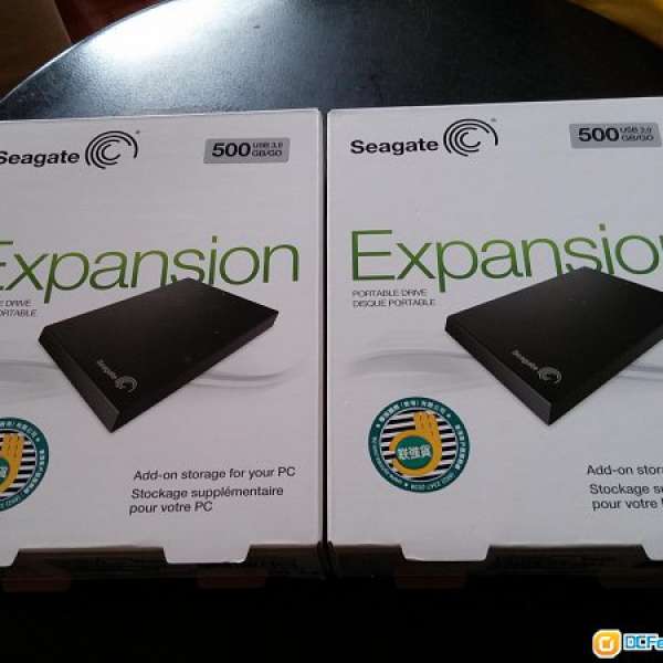全新 未開封 Seagate New Expansion Portable 500GB USB3.0 黑色