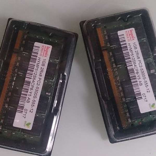 联想 IBM T60 T60P T61 X61 DDR2 1G 667笔记本内存条 RAM 双通道 2G (兩條)