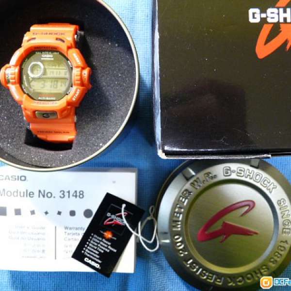 G-Shock G-9200R Riseman Men in Rescue Orange 太陽能/拯救橙