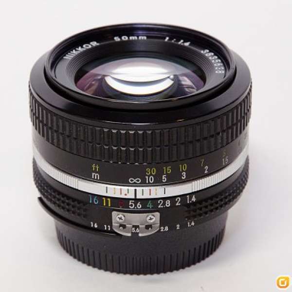 Nikon Ai 50mm 1.4  新靚大光圈標準鏡，加 Mount 可用於一切無反相機
