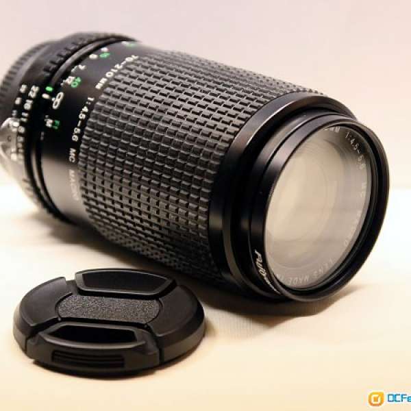 Cosina 70-210mm f/4.5-5.6 MC Macro 手動對焦鏡 及 Nikon-M4/3 Mount