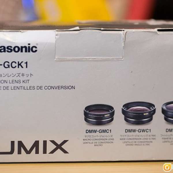 Panasonic DMW-GCK1 (GWC1) 14餅或14-42電餅 用wide 魚眼 微距轉接鏡