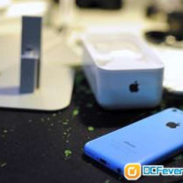 出售 99.9% New iPhone 5c 16G Blue 藍色 - AOS行貨 (後備機，少用)