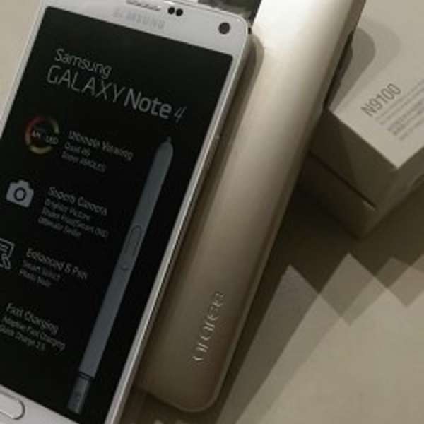 全新Samsung Galaxy Note 4 雙卡雙待 n9100 白色香港行貨