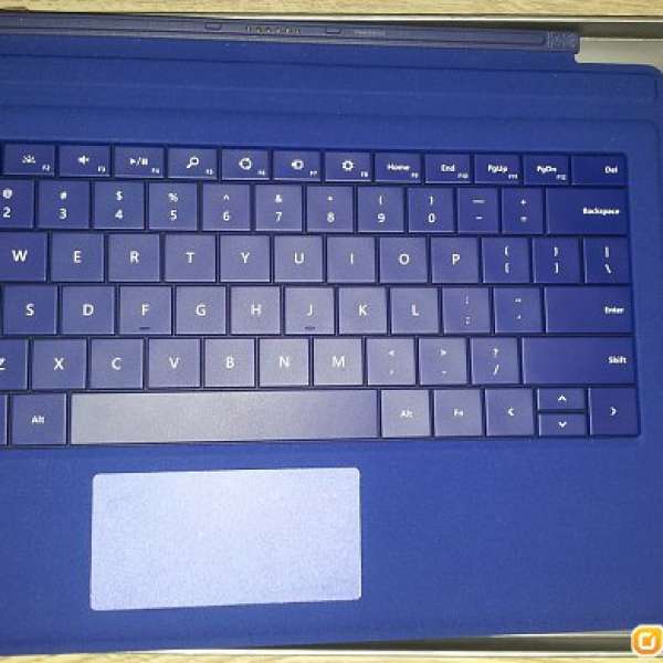 平放 Microsoft Surface Pro 3 Type Cover Dark Blue 深藍