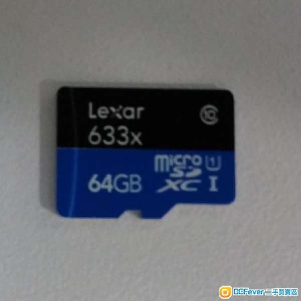 lexar 633x 64GB MicroSDXC 95MB/s