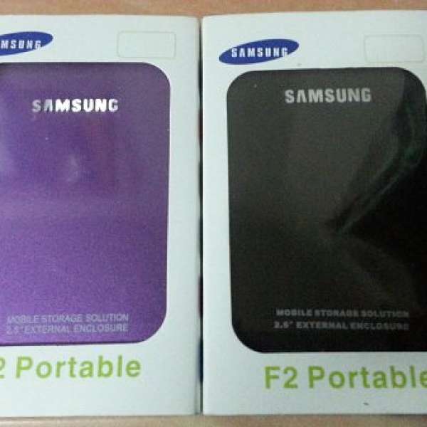 100%New Samsung 2.5吋 Sata 外置超薄硬盤盒 usb 2.0(不用缧絲)方便好用