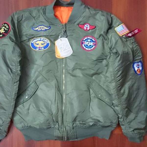 Alpha MA-1 Jacket with patches