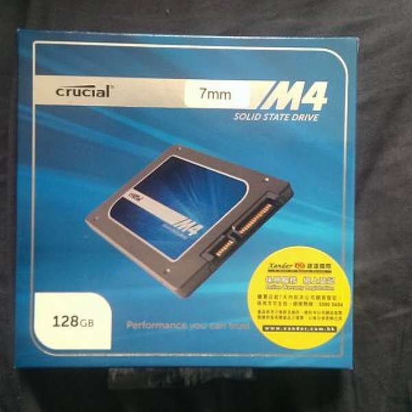 Crucial M4 固態硬碟 128GB SSD 7mm  超薄型