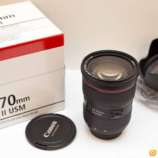 Canon EF 24 - 70 mm, F/2.8 L || USM  /$11000