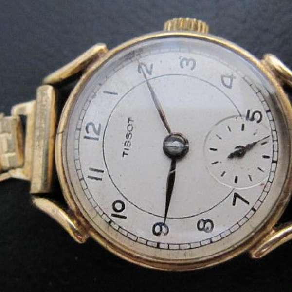 Tissot 9k gold watch 天梭機械金錶