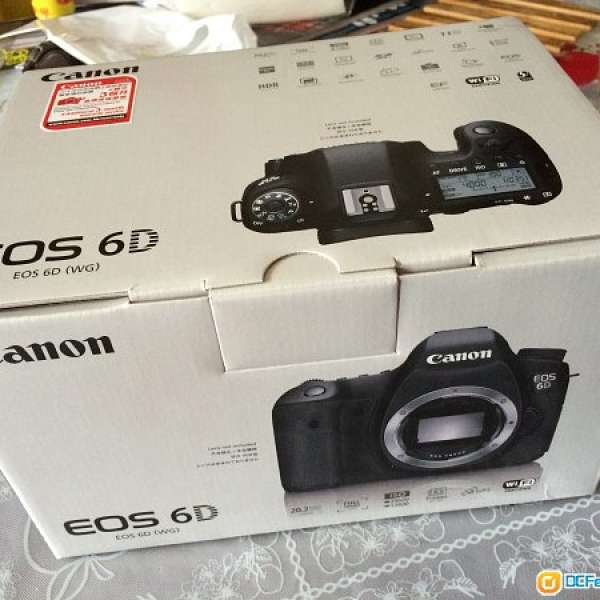 極新Canon EOS 6D 行貨剛買有單有保未登記