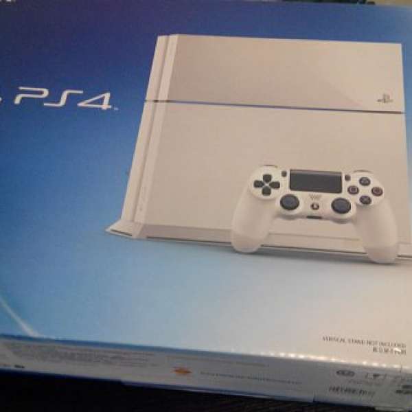 全新白色PS4 行貨 網上保養多90天 - 有單!