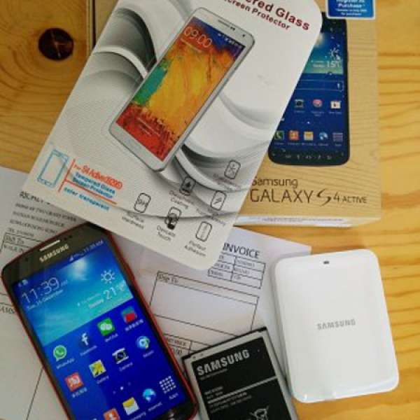 Samsung Galaxy S4 active 防水(4G) 橙色