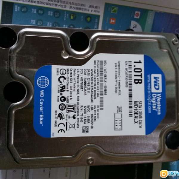 W.D. Blue n Green 1 TB Harddisk , 有問題出讓。