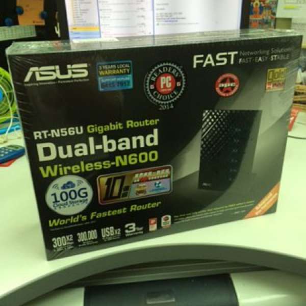 100%全新 ASUS RT-N56U 雙頻Gigabit 無線路由器