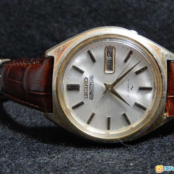 70年代舊裝精工SEIKO 5仔 21 jewels自動機械手錶 (7019-8010)