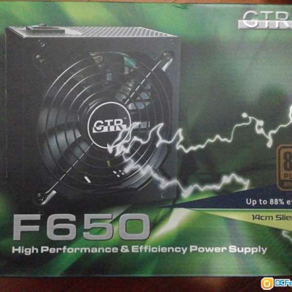 火牛 GTR F650 80PLUS 銅牌 650W 有保 有盒