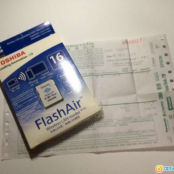 TOSHIBA FlashAir SDHC CL10 16GB WiFi SD Card Wi-Fi