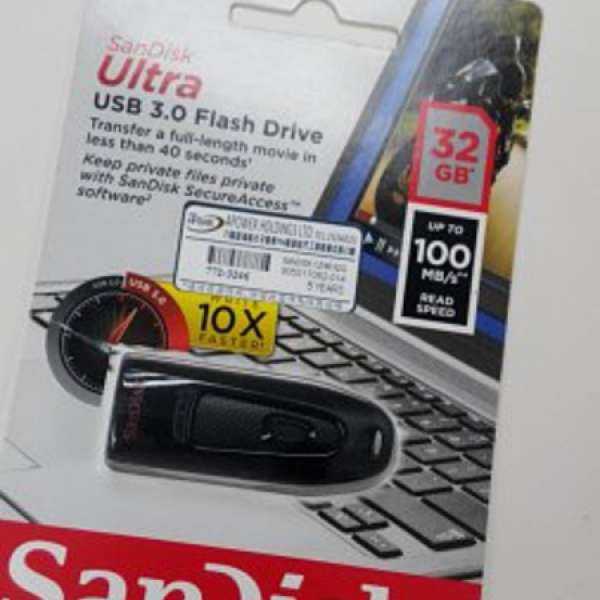 100% 全新 SanDisk Ultra 32GB USB 3.0 手指