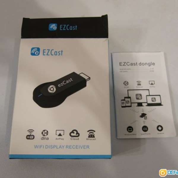 EZCAST 無線投影接受器 Miracast Airplay - 跨平台螢幕鏡射投影連接電視機 HDMI