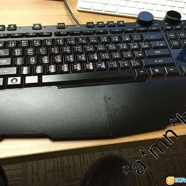 Microsoft SideWinder Keyboard X6 遊戲專用鍵盤，有夜光，有速成&倉頡字碼，99%新...