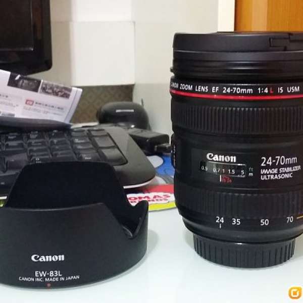 Canon EF 24-70mm F4 IS USM 99%new 三年保