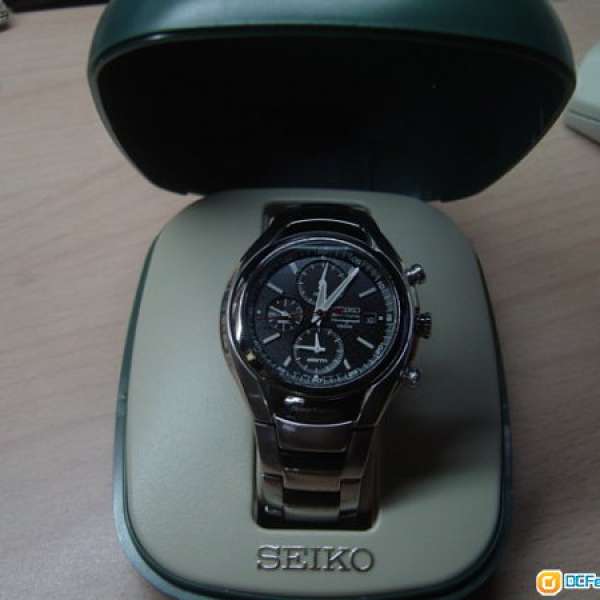 Seiko Men Chronograph Sportura 7T62日曆夜光計算防水男裝手錶,只售HK$880(絕對超...