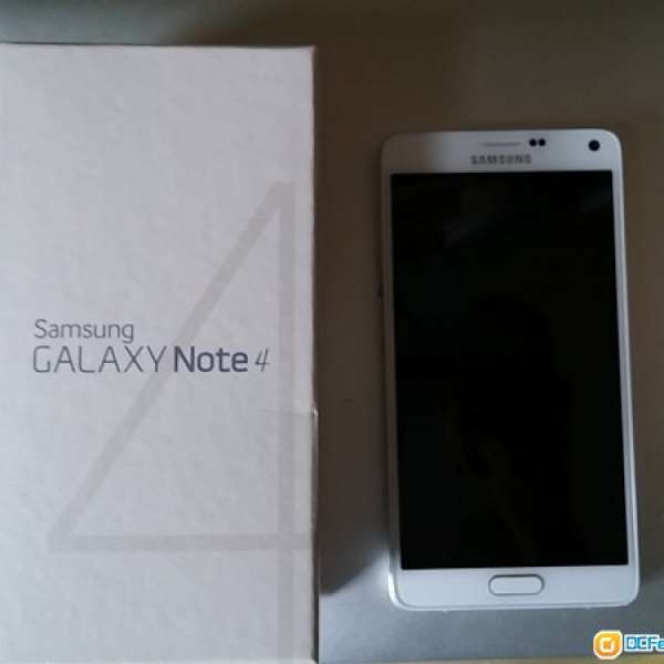 95% New 行貨白色 Samsung Galaxy Note 4 32GB rom