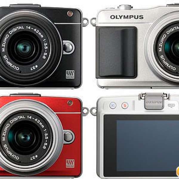 90% new Olympus EPM2 (Pen mini) 白色 + Panasonic Lumix 20 1.7 第一代餅鏡