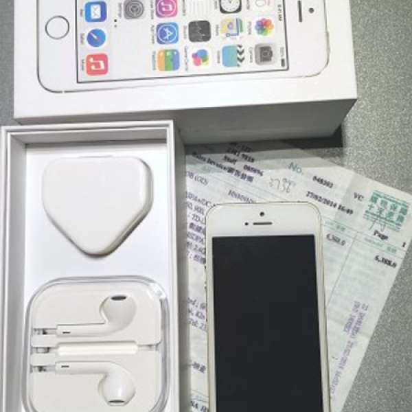 iPhone 5S 32GB金色(有行貨保養)