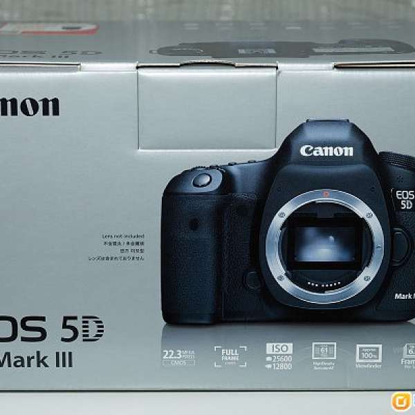 Canon EOS  5D Mark III （5D3） DSLR 淨機 （行貨有保 99% 新）
