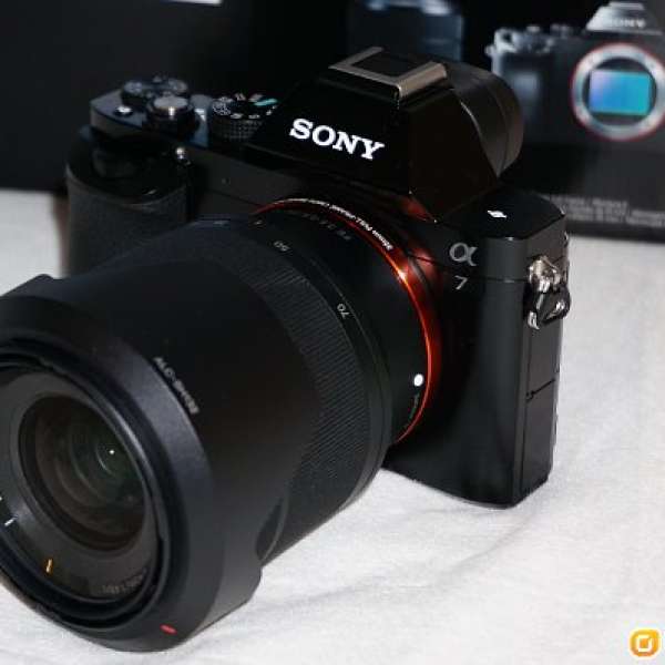 95% new  Sony A7 Body + Sony 2870 Lens