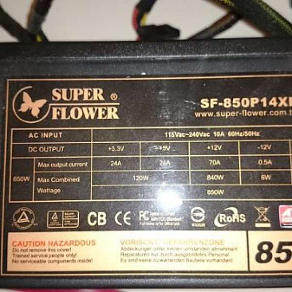 Super Flower SF-850P14XE (850w) 80 Plus Gold