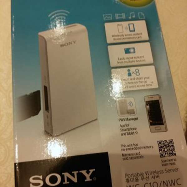 全新 Sony Wireless Storage WG-C10