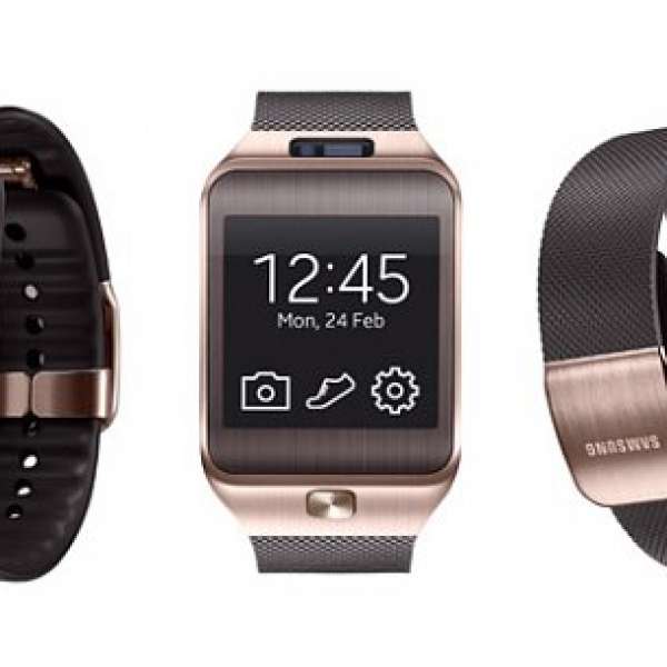 100% 全新 Samsung Gear 2 手錶 gold brown