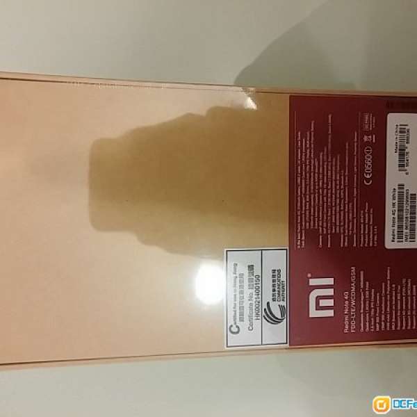 全新紅米Note 4G 增強版香港版未開封