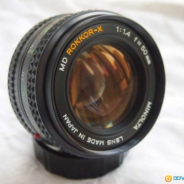 Minolta MD Rokkor-X 50mm f1.4 黃標版本